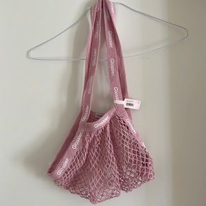 Glossier Net Shopping Bag Pink